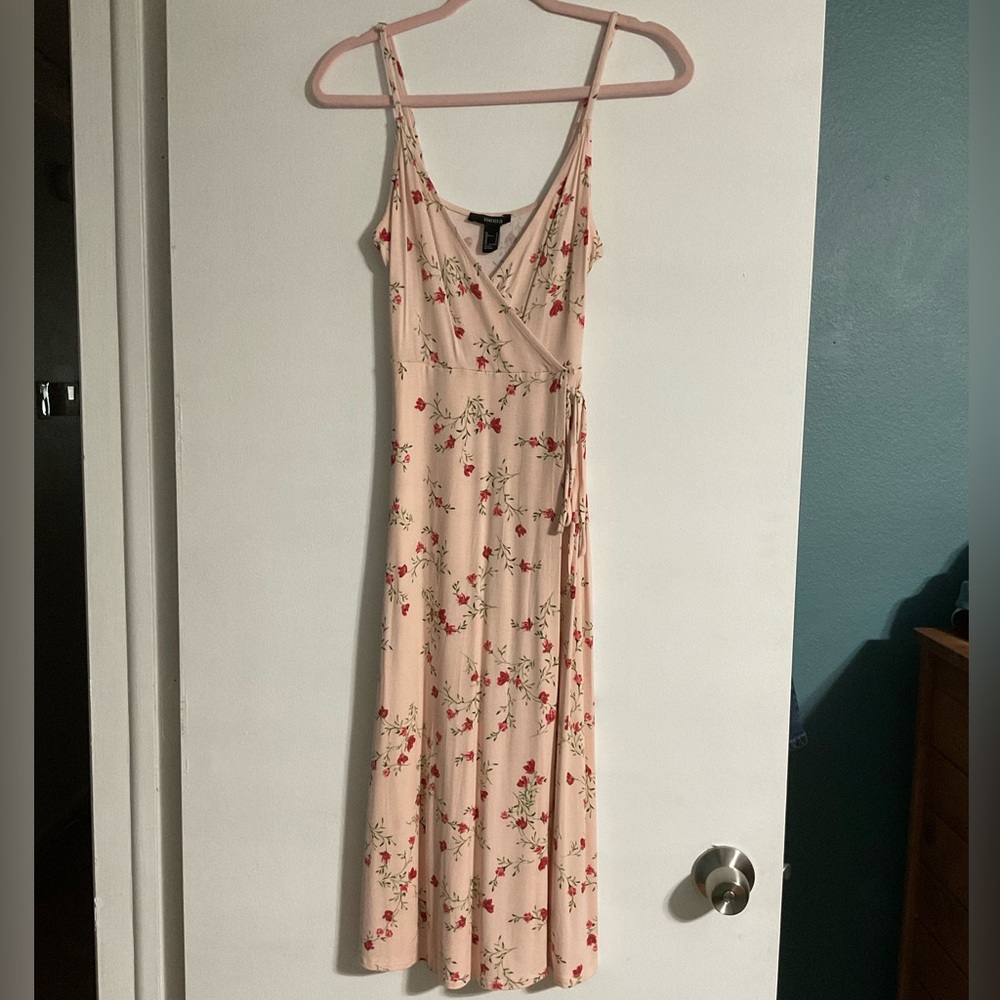 Light pink floral dress